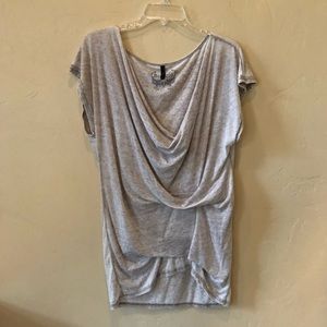 Buffalo Cream Swoop Neck Blouse